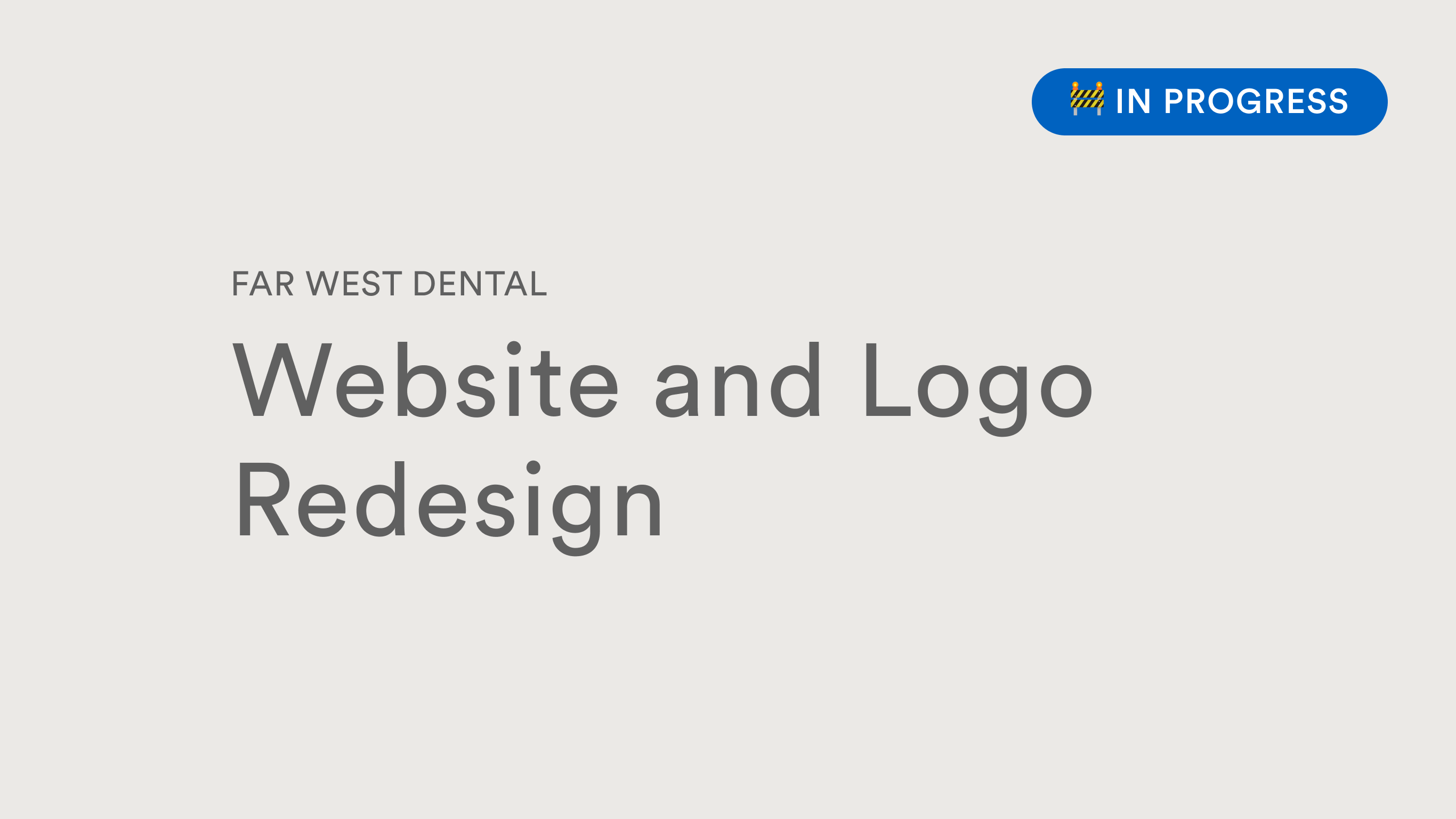 Far West Dental (coming soon) project